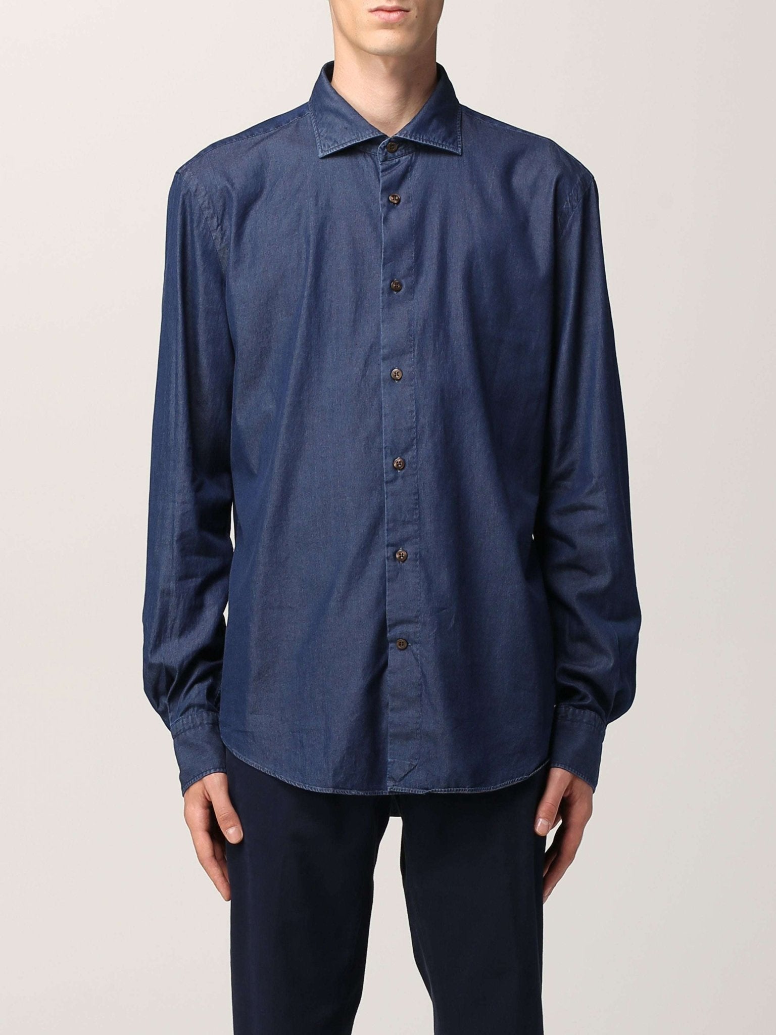 ETRO - Ризи - Paisley Denim Shirt - Love|Labels