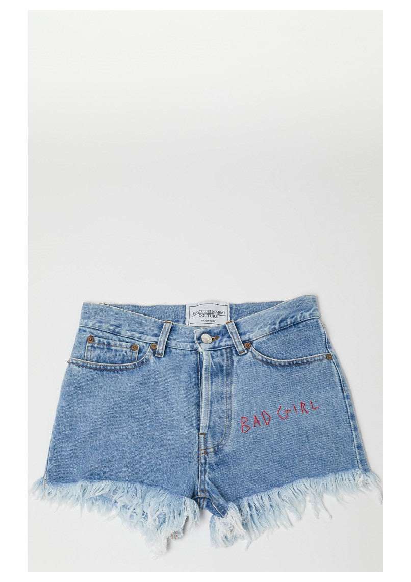 FORTE DEI MARMI COUTURE - Шорти - Bad Girl Denim Shorts - Love|Labels