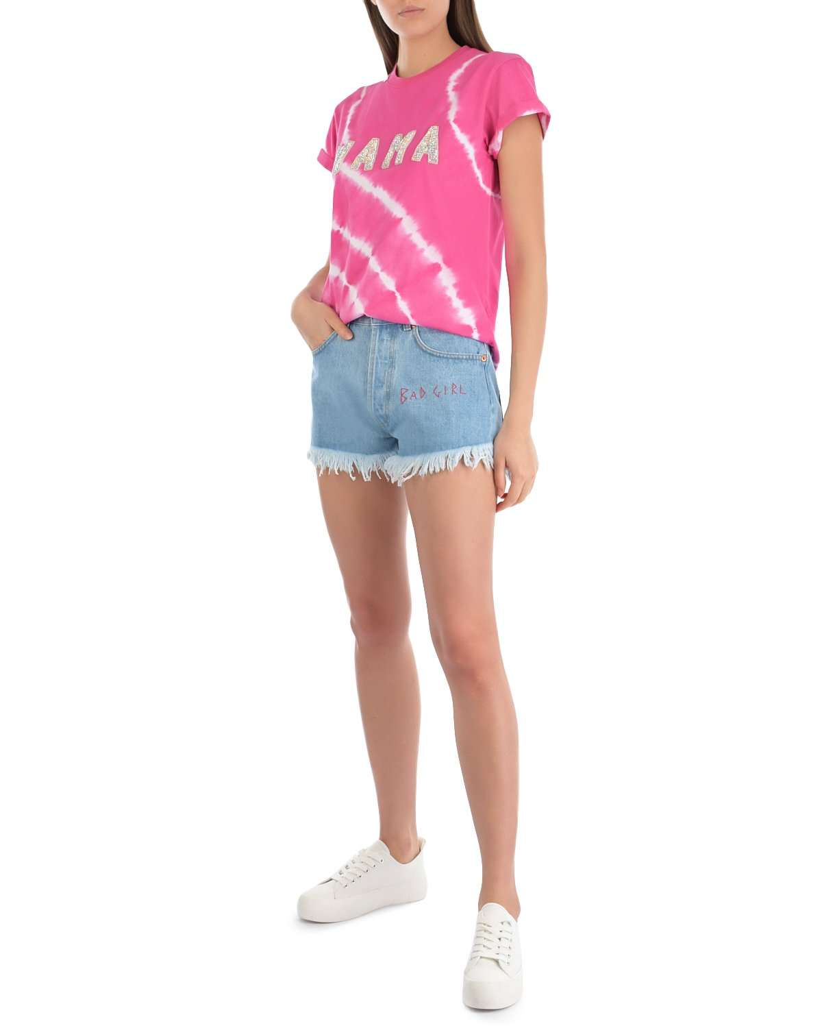 FORTE DEI MARMI COUTURE - Шорти - Bad Girl Denim Shorts - Love|Labels
