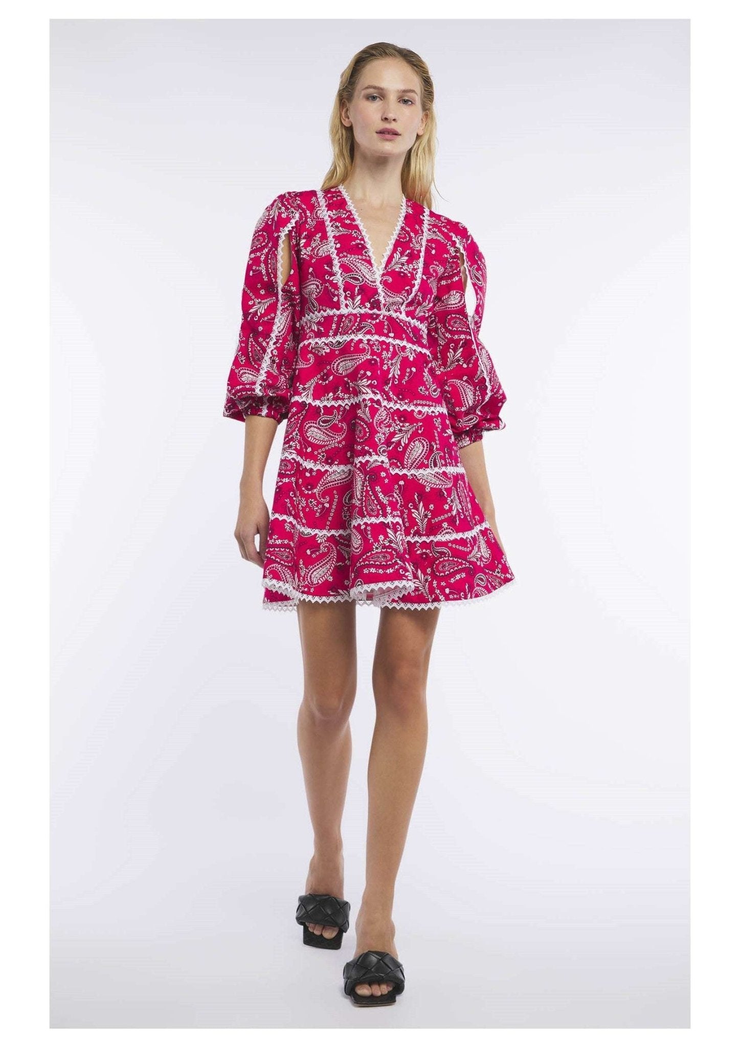 FORTE DEI MARMI COUTURE - Рокли - Bandana Red Garden Dress - Love|Labels