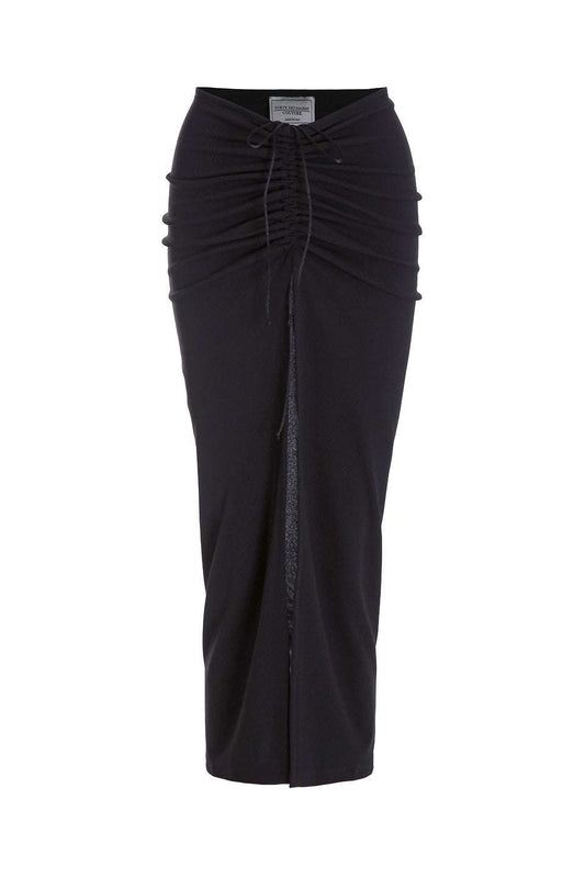 FORTE DEI MARMI COUTURE - Поли - Black Coulisse Skirt - Love|Labels