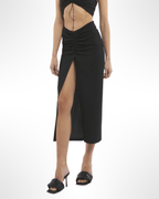 FORTE DEI MARMI COUTURE - Поли - Black Coulisse Skirt - Love|Labels