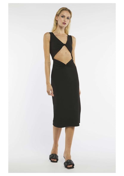 FORTE DEI MARMI COUTURE - Рокли - Black Two Face Dress - Love|Labels