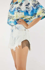 FORTE DEI MARMI COUTURE - Ризи - Camicia Cubana Strass - Love|Labels