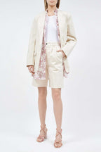 FORTE DEI MARMI COUTURE - Шорти - Ecru Bermuda Shorts - Love|Labels
