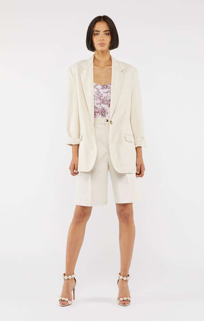 FORTE DEI MARMI COUTURE - Шорти - Ecru Bermuda Shorts - Love|Labels