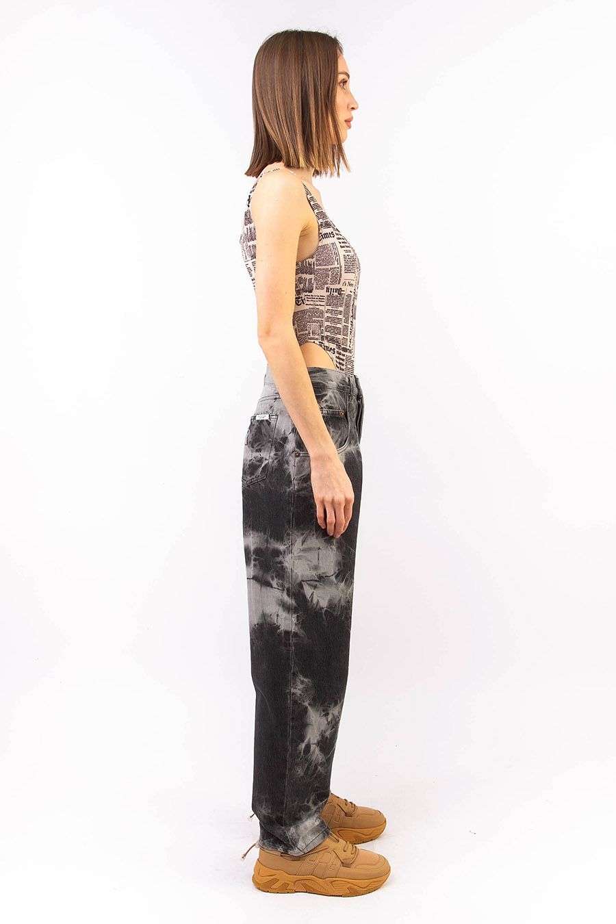 FORTE DEI MARMI COUTURE - Потници - Newspaper Body - Top - Love|Labels