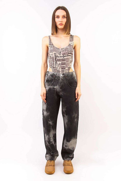 FORTE DEI MARMI COUTURE - Потници - Newspaper Body - Top - Love|Labels