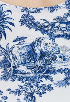 FORTE DEI MARMI COUTURE - Блузи - Top Toile de Jouy - Love|Labels