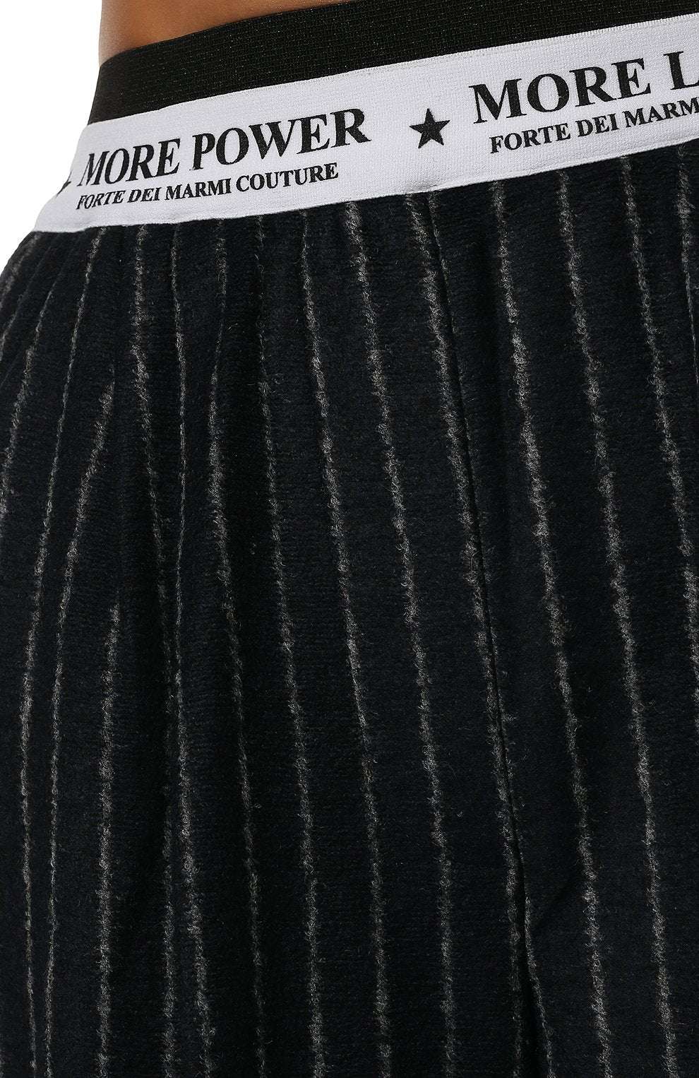 FORTE DEI MARMI COUTURE - Панталони - Waistband Logo Wool Pants - Love|Labels