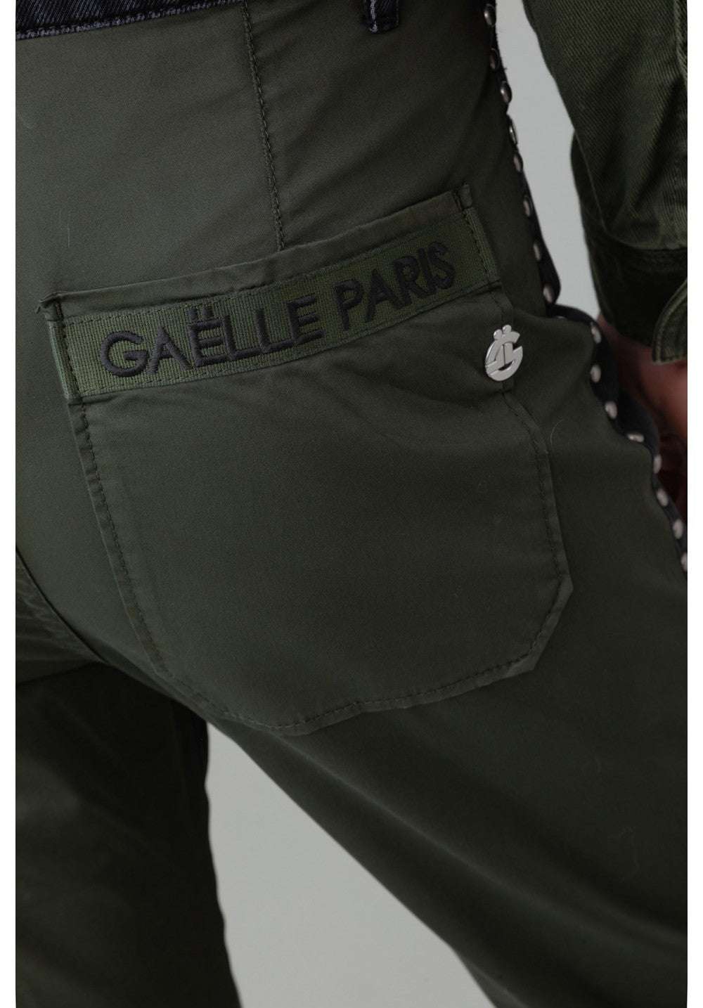 Gaelle PARIS - Деним - Army Black - Green Jeans - Love|Labels
