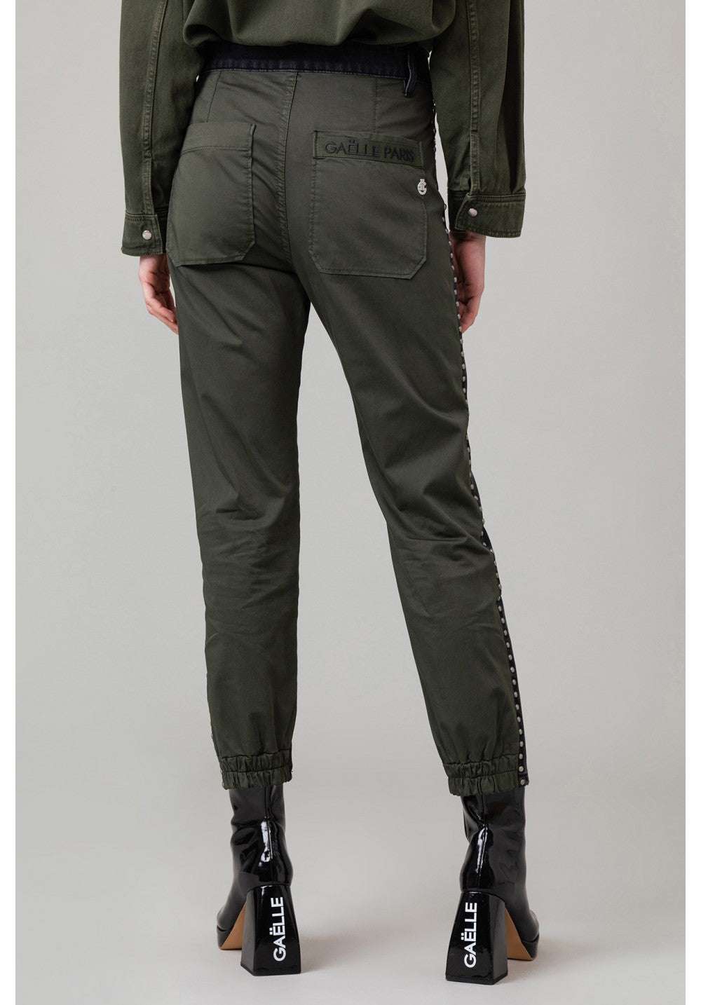 Gaelle PARIS - Деним - Army Black - Green Jeans - Love|Labels