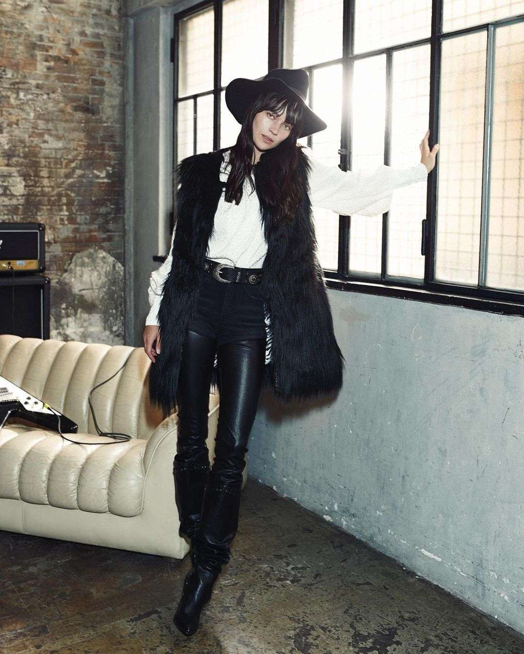 Gaelle PARIS - Панталони - Black Leather Jeans - Love|Labels