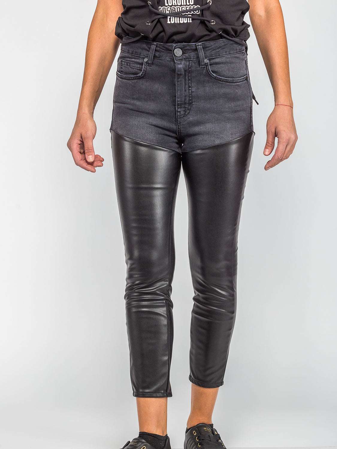 Gaelle PARIS - Панталони - Black Leather Jeans - Love|Labels