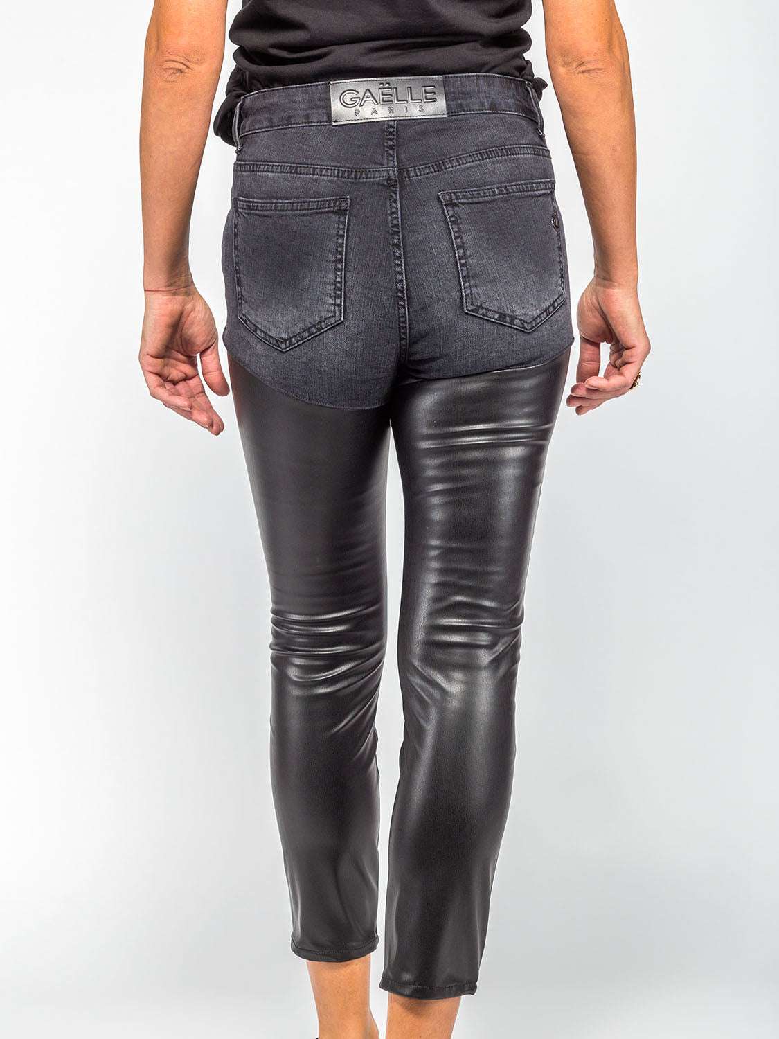 Gaelle PARIS - Панталони - Black Leather Jeans - Love|Labels