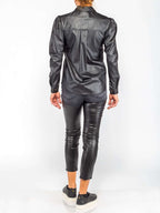 Gaelle PARIS - Ризи - Black Leather Shirt - Love|Labels