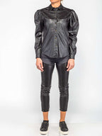 Gaelle PARIS - Ризи - Black Leather Shirt - Love|Labels