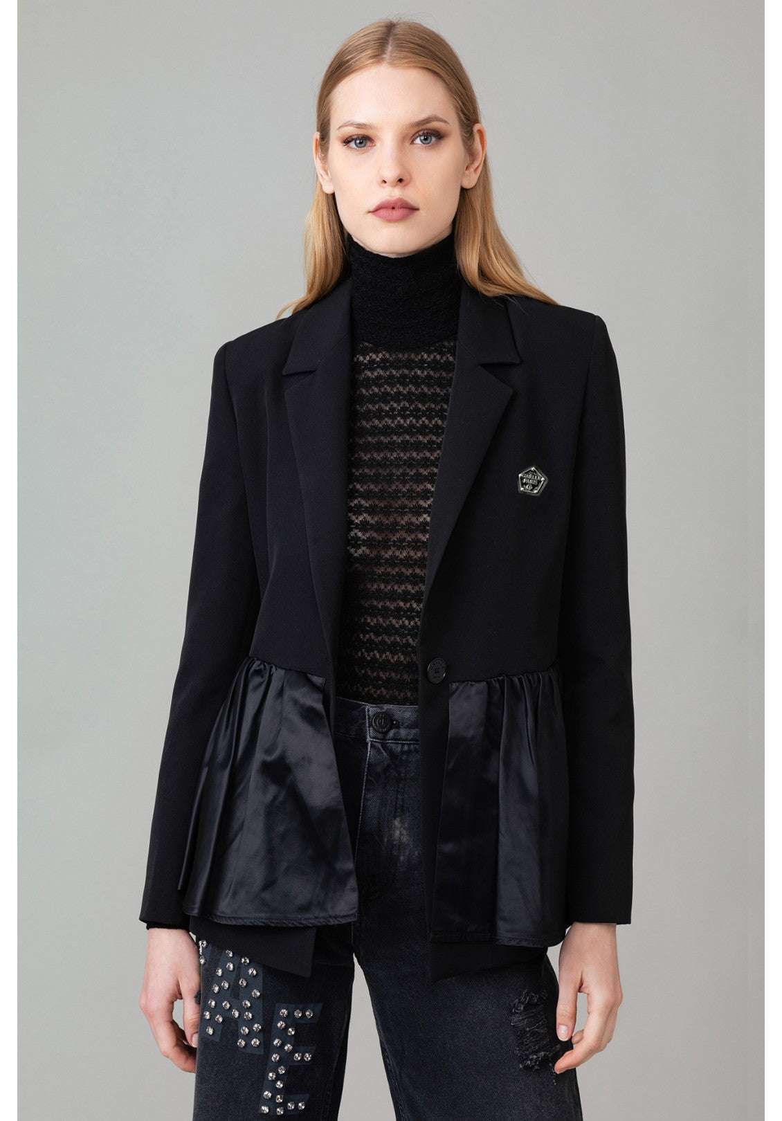 Gaelle PARIS - Сака - Black Logo Blazer - Love|Labels