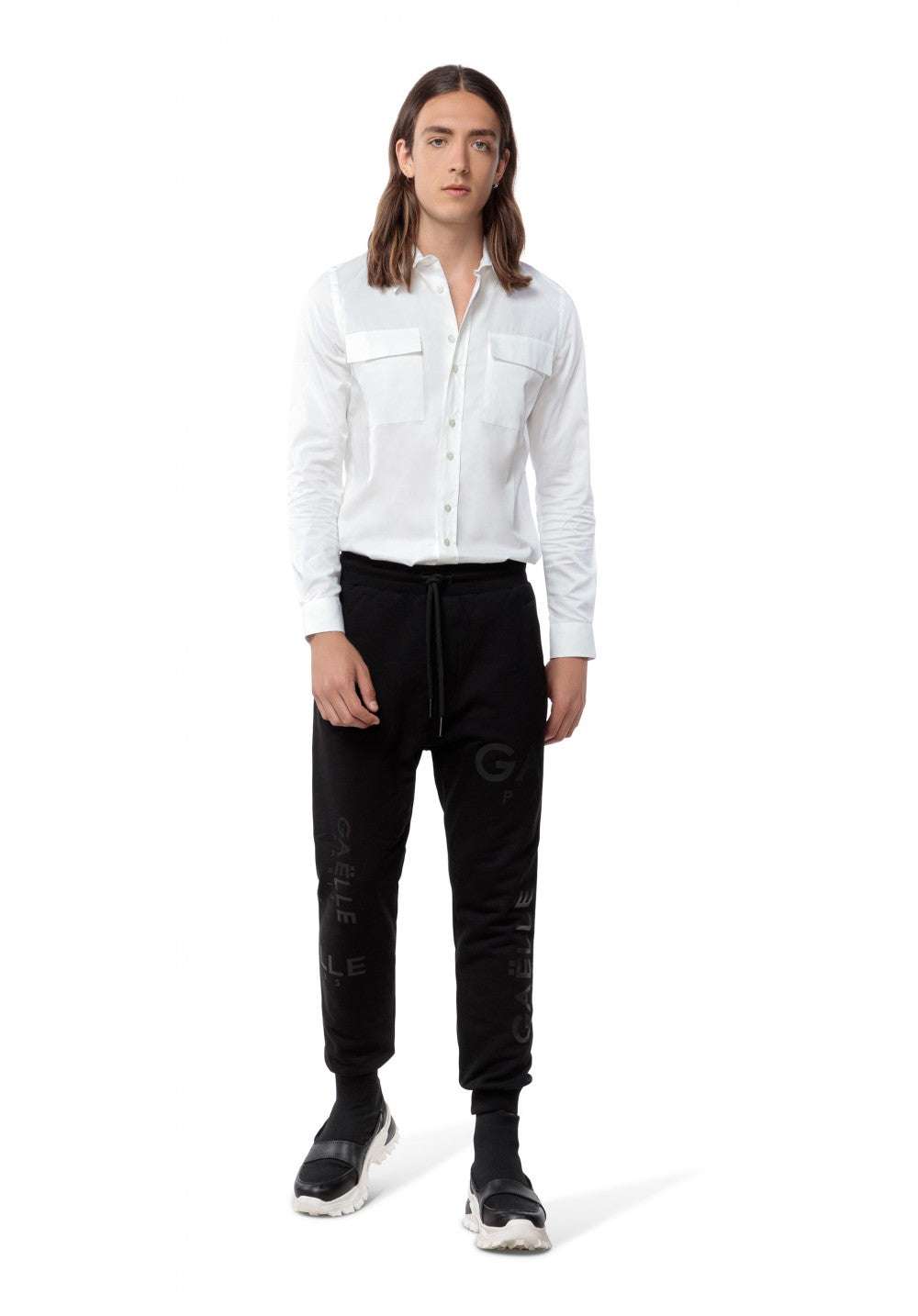 Gaelle PARIS - Панталони - Black Logo Joggers - Love|Labels