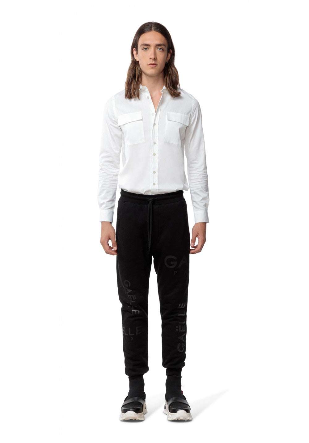 Gaelle PARIS - Панталони - Black Logo Joggers - Love|Labels