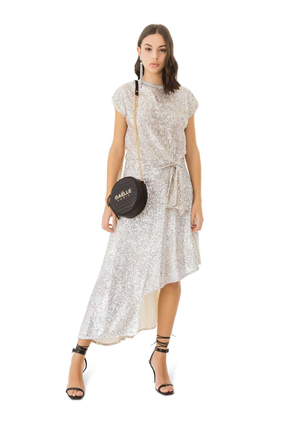 Gaelle PARIS - Поли - Gold Asymmetric Skirt - Love|Labels