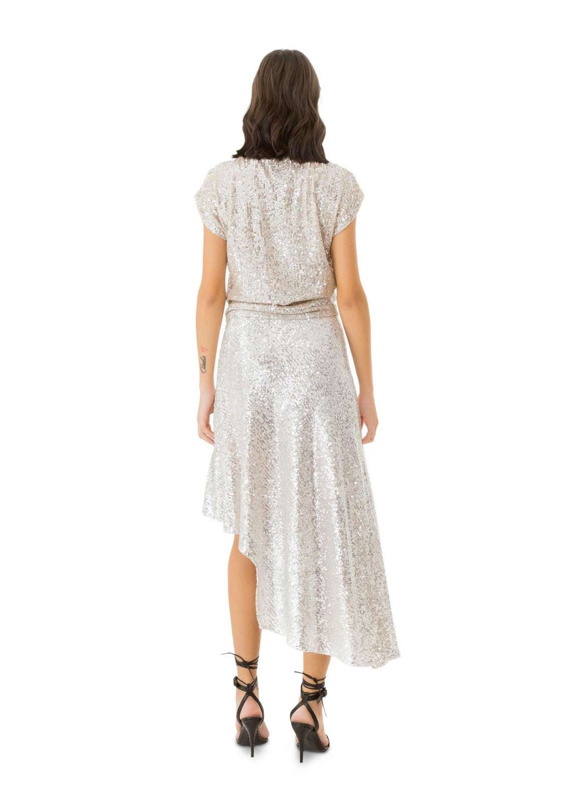 Gaelle PARIS - Поли - Gold Asymmetric Skirt - Love|Labels