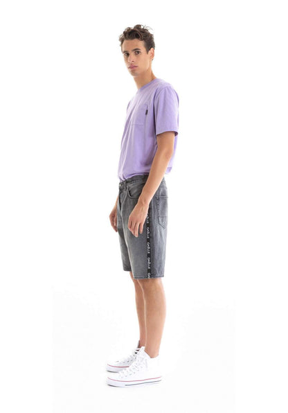 Gaelle PARIS - Шорти - Grey Denim Shorts - Love|Labels