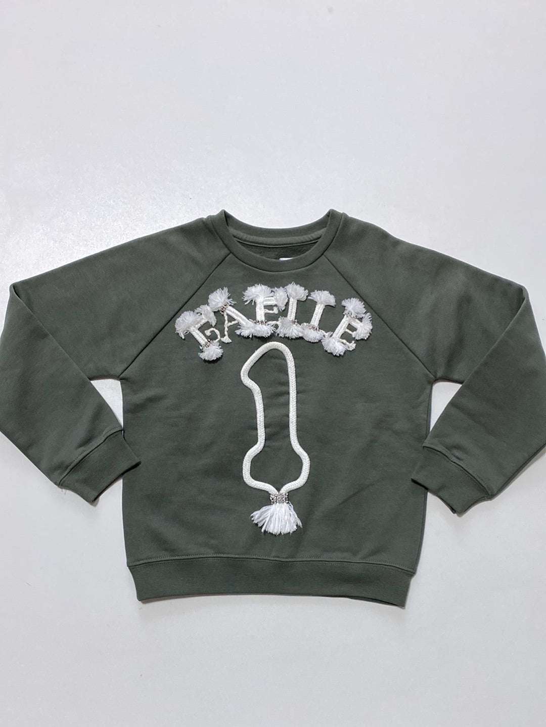 Gaelle Paris Kids - Блузи - Rope Details Felpa Sweatshirt - Love|Labels