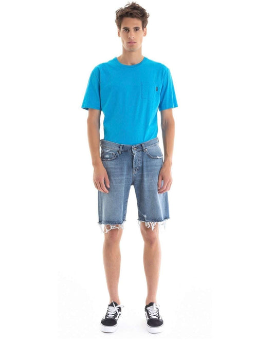 Gaelle PARIS - Шорти - Light Blue Denim Shorts - Love|Labels