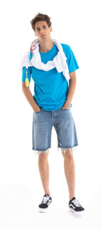 Gaelle PARIS - Шорти - Light Blue Denim Shorts - Love|Labels