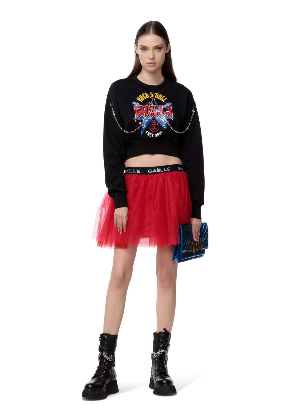 Gaelle PARIS - Поли - Red Tulle Skirt - Love|Labels