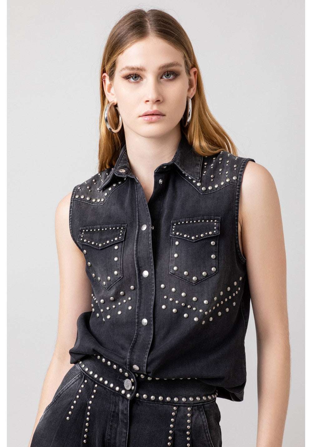Gaelle PARIS - Ризи - Rodeo Sleeveless Shirt - Love|Labels