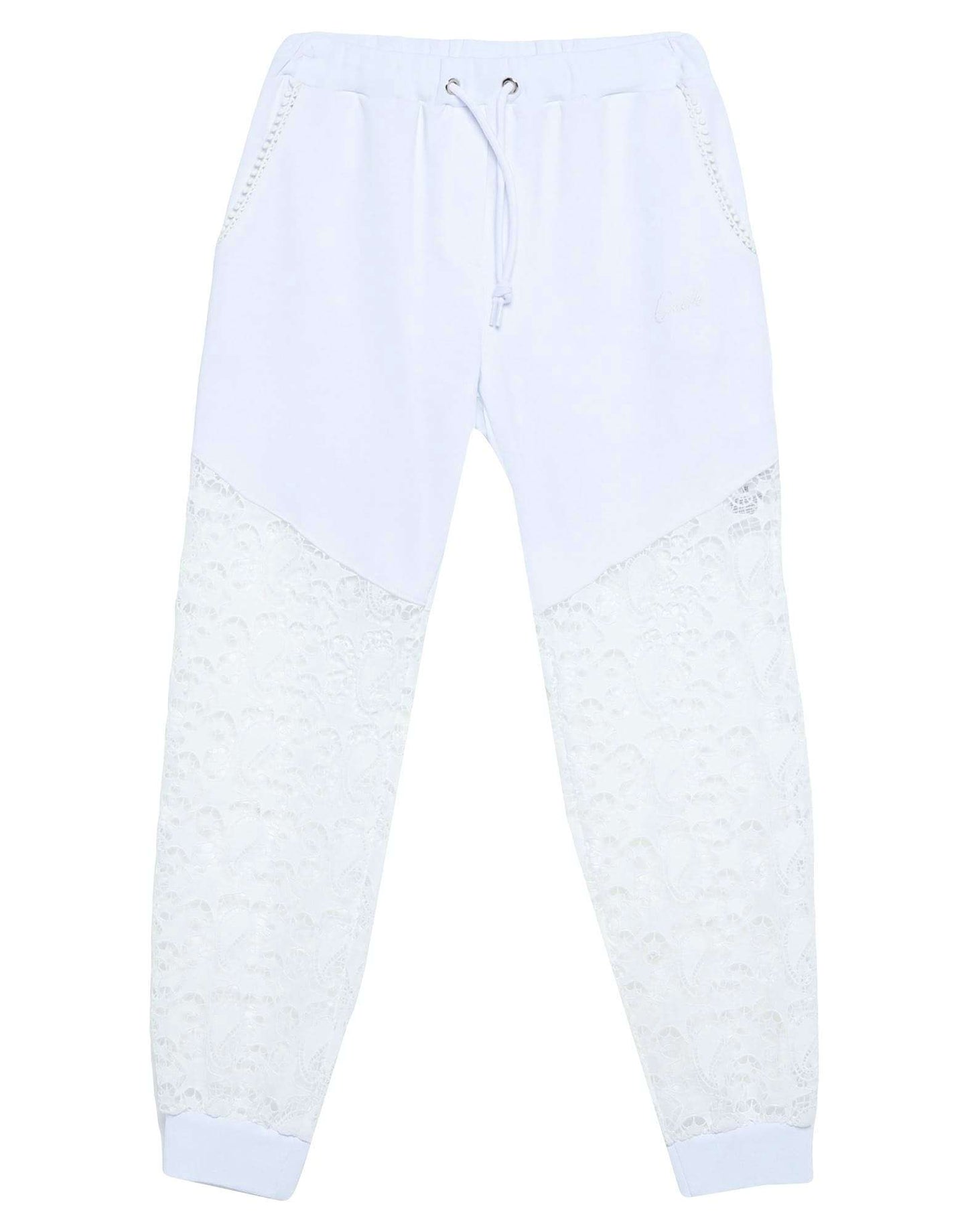 Gaelle PARIS - Панталони - White Joggers - Love|Labels