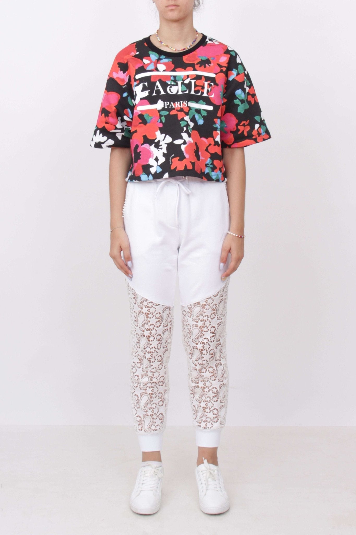 Gaelle PARIS - Панталони - White Joggers - Love|Labels