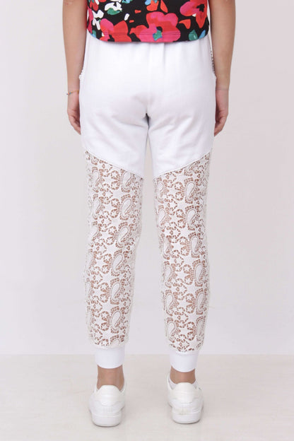 Gaelle PARIS - Панталони - White Joggers - Love|Labels