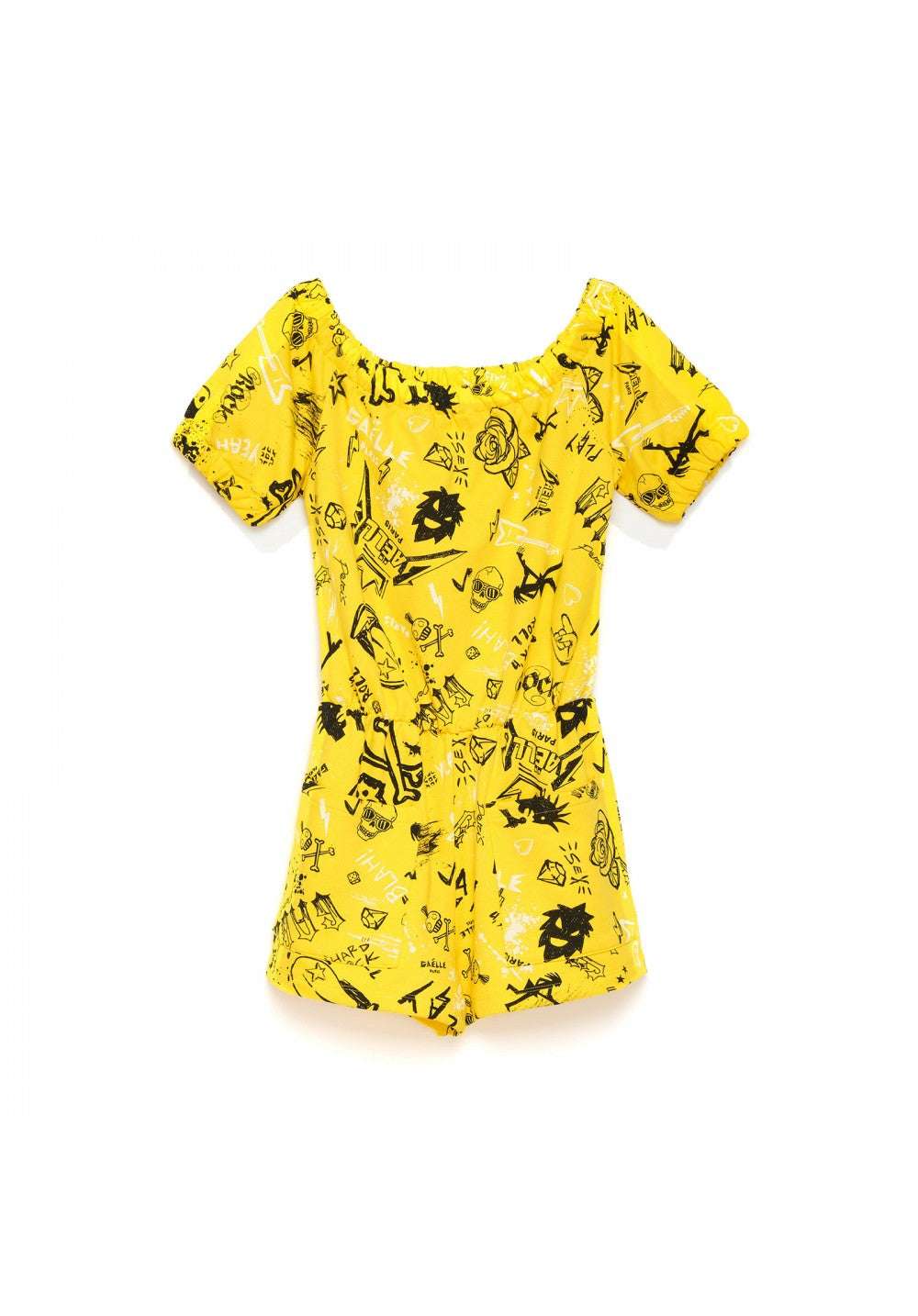 Gaelle PARIS - Шорти - Yellow Print Jumpsuit - Love|Labels