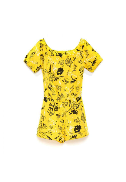 Gaelle PARIS - Шорти - Yellow Print Jumpsuit - Love|Labels