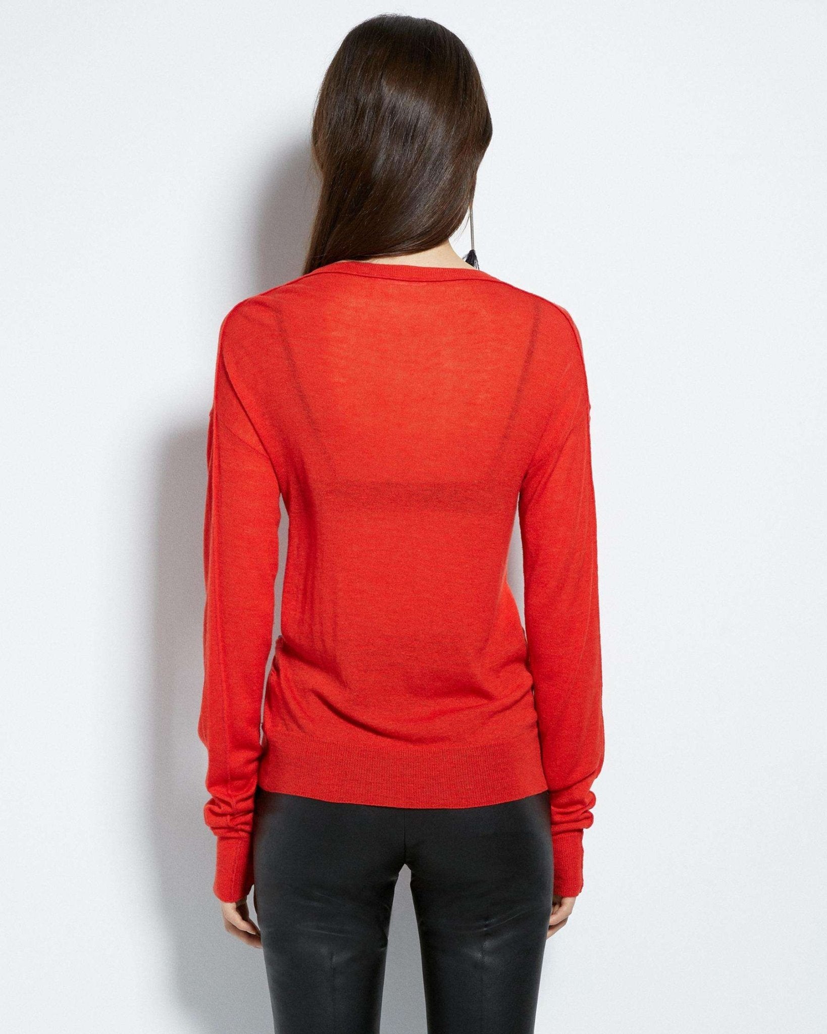 Helmut Lang - Плетиво - Cut Out Cashmere Sweater - Love|Labels