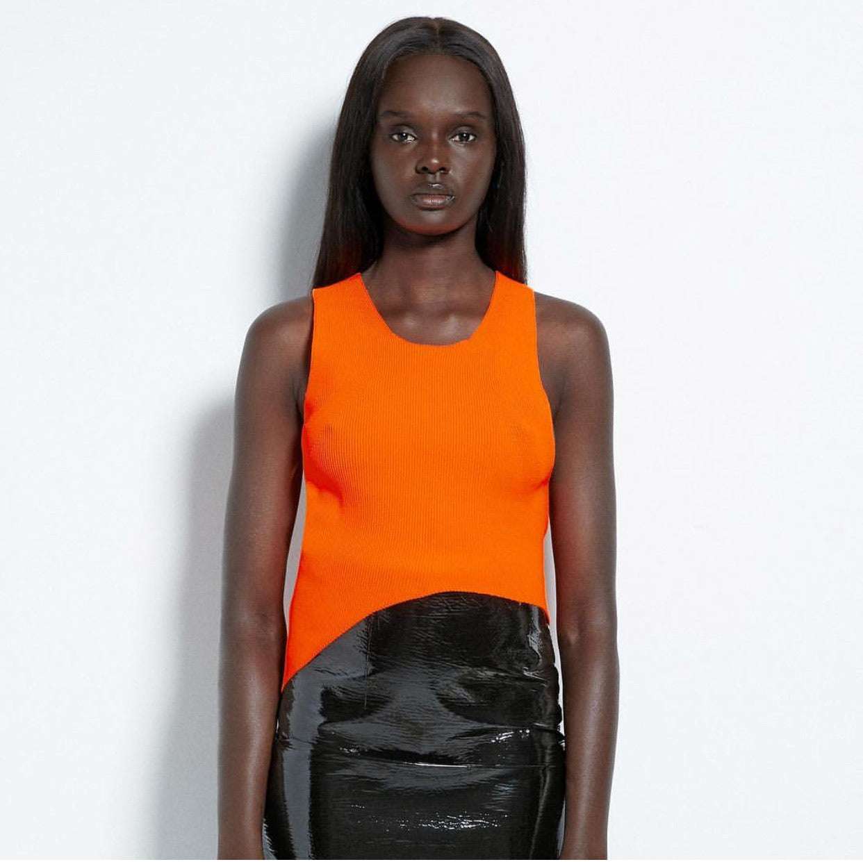 Helmut Lang - Потници - Fluo Asymmetric Top - Love|Labels