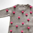 IL Gufo - Блузи - Vestito Lana Pompon Pink - Love|Labels