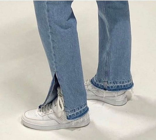 Blue Straight Jeans