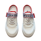 White DKNY Open Sneakers