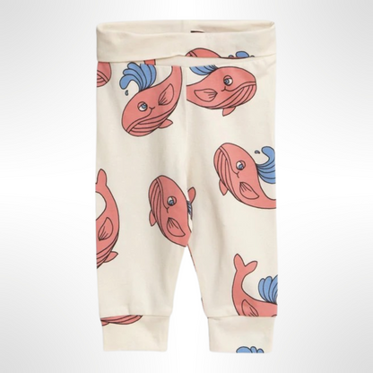 Pink Whales Leggings