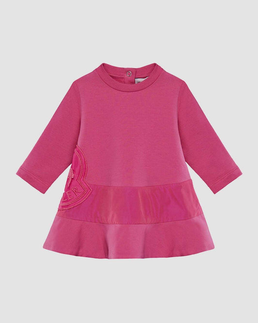 Pink Long-Sleeve Dress