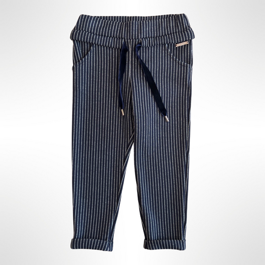 Navy Bimba Shiny Pants