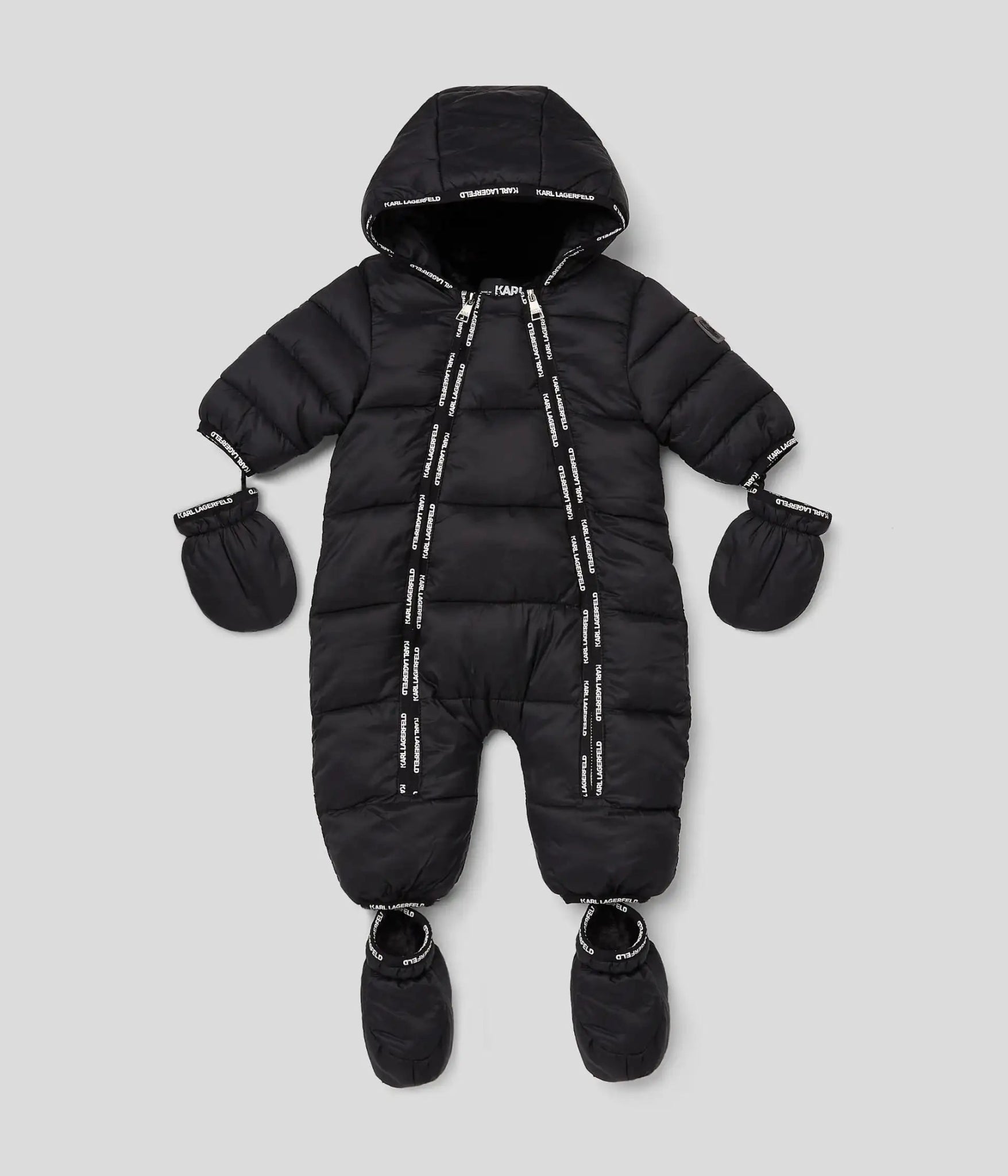 Karl Lagerfeld - Якета - Baby Black Snowsuit Set - Love|Labels