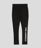 Karl Lagerfeld - Клинове - Black Logo Leggings - Love|Labels
