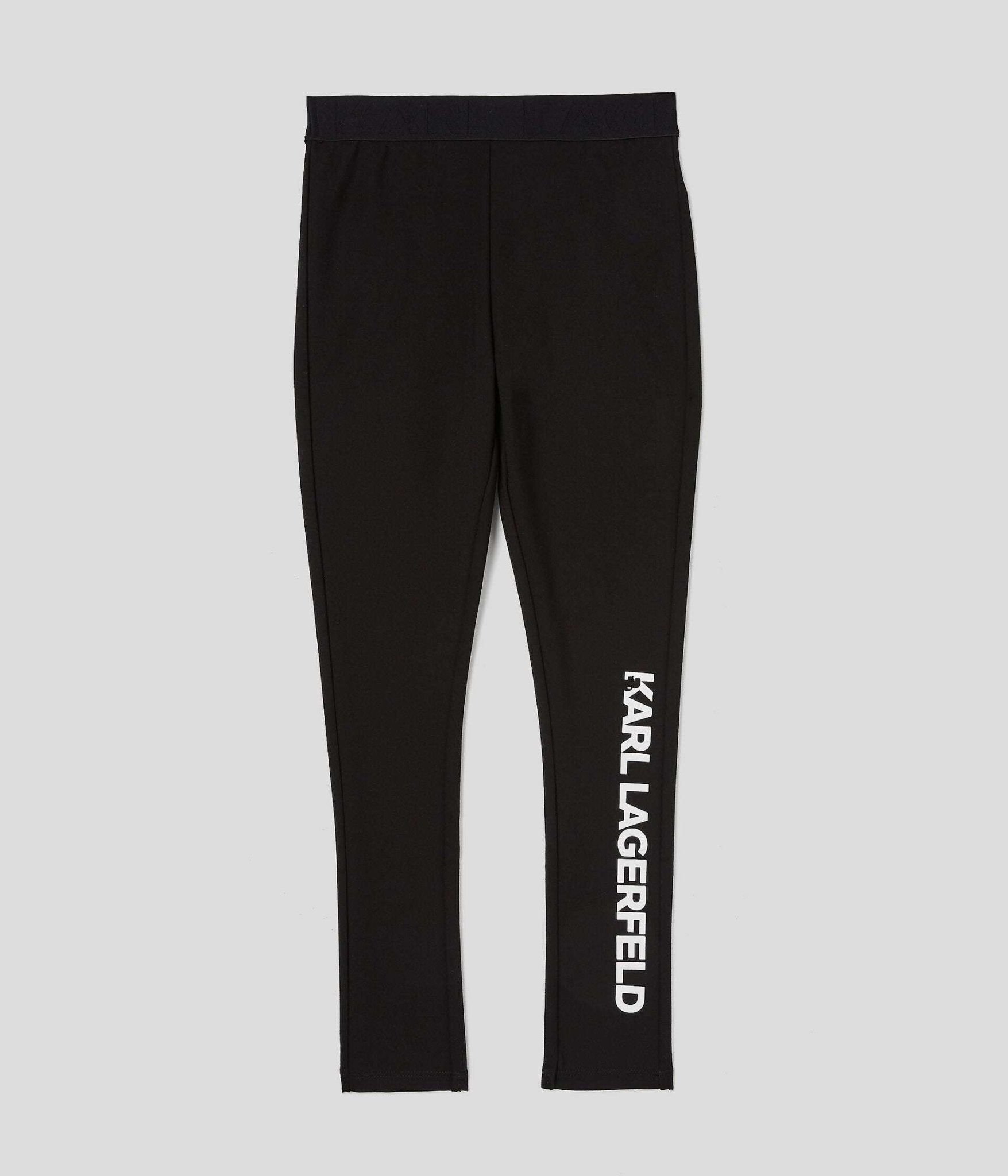 Karl Lagerfeld - Клинове - Black Logo Leggings - Love|Labels