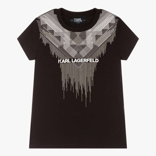 Karl Lagerfeld - Тениски - Black Logo T-Shirt - Love|Labels