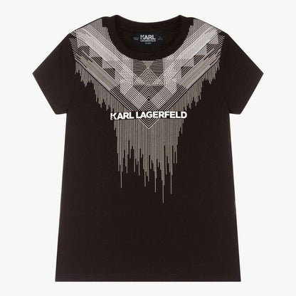 Karl Lagerfeld - Тениски - Black Logo T-Shirt - Love|Labels